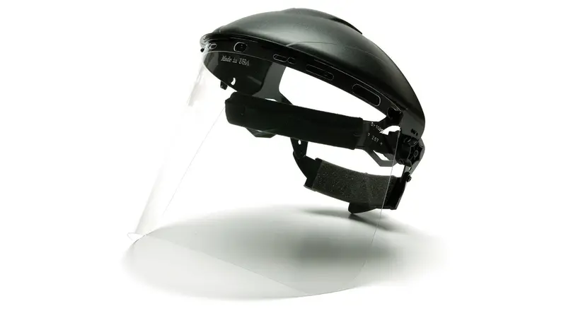 Pyramex S1010 Lightweight Clear Polyethylene Face Shield – 15-Pack 1