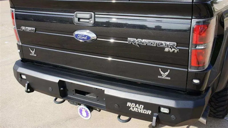 Road Armor 62000B Stealth Rear Bumper – Bolt-On Replacement With Integrated Recovery Points 1