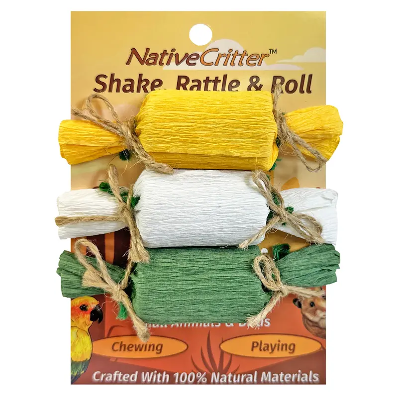 Shake Rattle And Roll Enrichment Toy – Interactive Sensory Stimulator 1