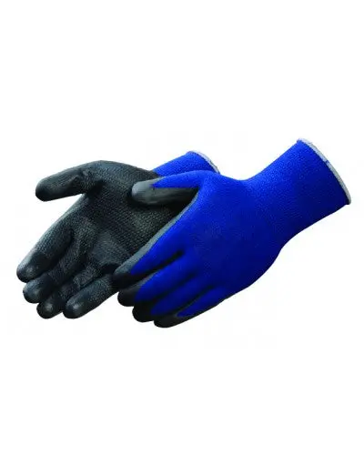 Showa Atlas Kv100 Blue Nylon Shell With Grey Waffle Nitrile Foam Palm – 12 Pairs 1