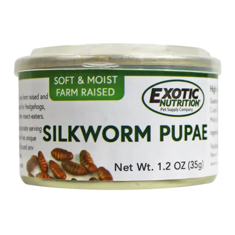 Silkworm Pupae In Brine – Canned Insect Protein For Reptiles And Birds 1