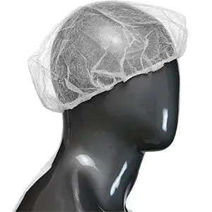 Spunbonded Polypropylene Bouffant Cap – White, Bulk Pack Of 1000 1