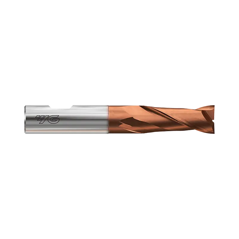 Tank-Power Hss-Pm 2-Flute General-Purpose End Mill – Short Length, Tialn Coated 1