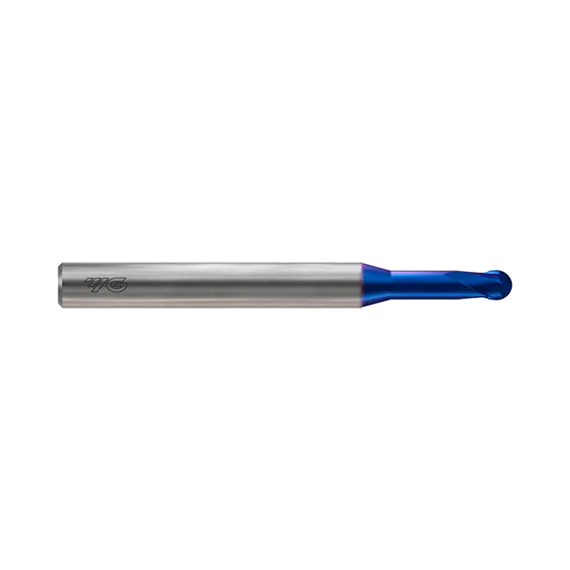 X5070 2-Flute Rib-Cut Ball Nose End Mill For Hardened Steels (Hrc45–Hrc70) – G8A46 1