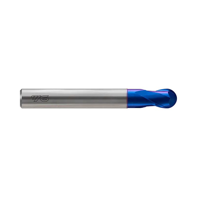 X5070 Short 2-Flute 30° Helix Ball Nose End Mill – G8A28 1