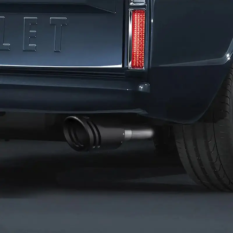 5-Foot Stainless Steel Exhaust Tip – Silencer Cut Design 1