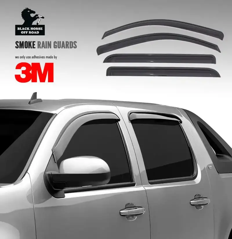 Black Horse Off Road Smoke Acrylic Tape-On Decal – Matte Finish, Easy Application (Model 14-Nsal) 1