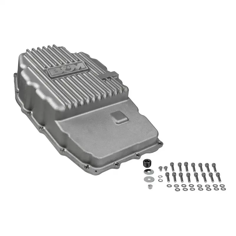 B&M Hi-Tek Aluminum Transmission Oil Pan – Fits Select Automatics (70396) 1