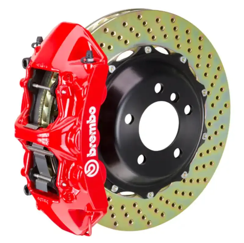 Brembo Gt Big Brake Kit – Front, 380X32Mm Drilled Rotors, 6-Piston Calipers (Porsche 996/997) 1