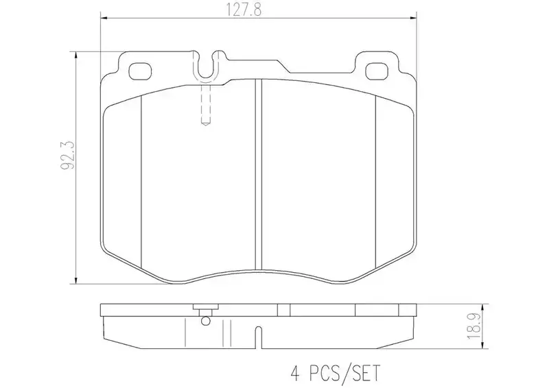 Brembo Premium Disc Brake Pad Set – P50120N 1