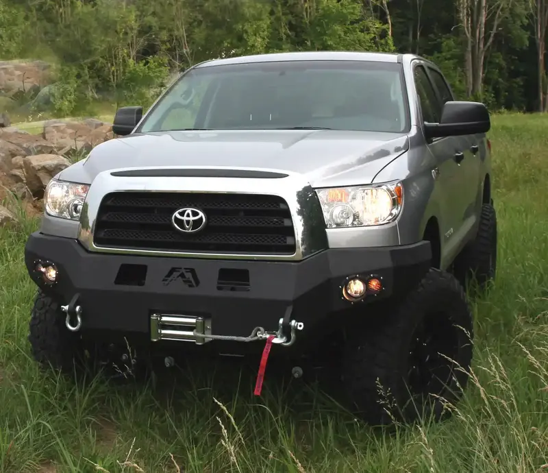 Fab Fours Tt07-H1851-B Heavy-Duty Winch-Ready Front Bumper – Premium Steel Construction 1