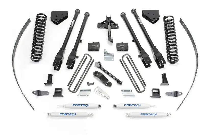 Fabtech K2125 4-Link Lift System – 8" Suspension Upgrade For 2008–2016 Ford F250 4Wd 1