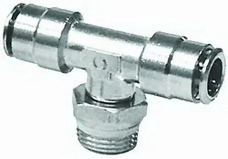 Firestone Ride-Rite 3273 Nickel-Plated 1/4" Npt Male Branch Tee – 25-Pack 1