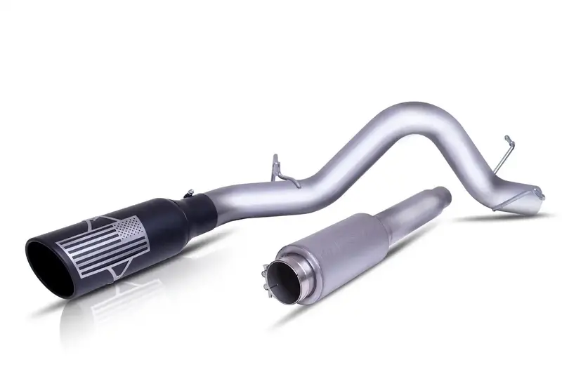 Gibson Patriot Series Cat-Back Exhaust – Stainless Steel Single Exit System 1