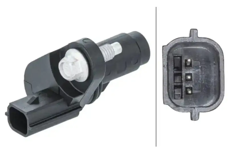 Hella 013122961 Crankshaft Position Sensor – 3-Pin Screw-Type Connector 1