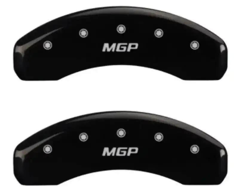 Mgp Caliper Covers – Two-Piece Set With Black Finish & Silver Lettering For 2018 Tahoe 1