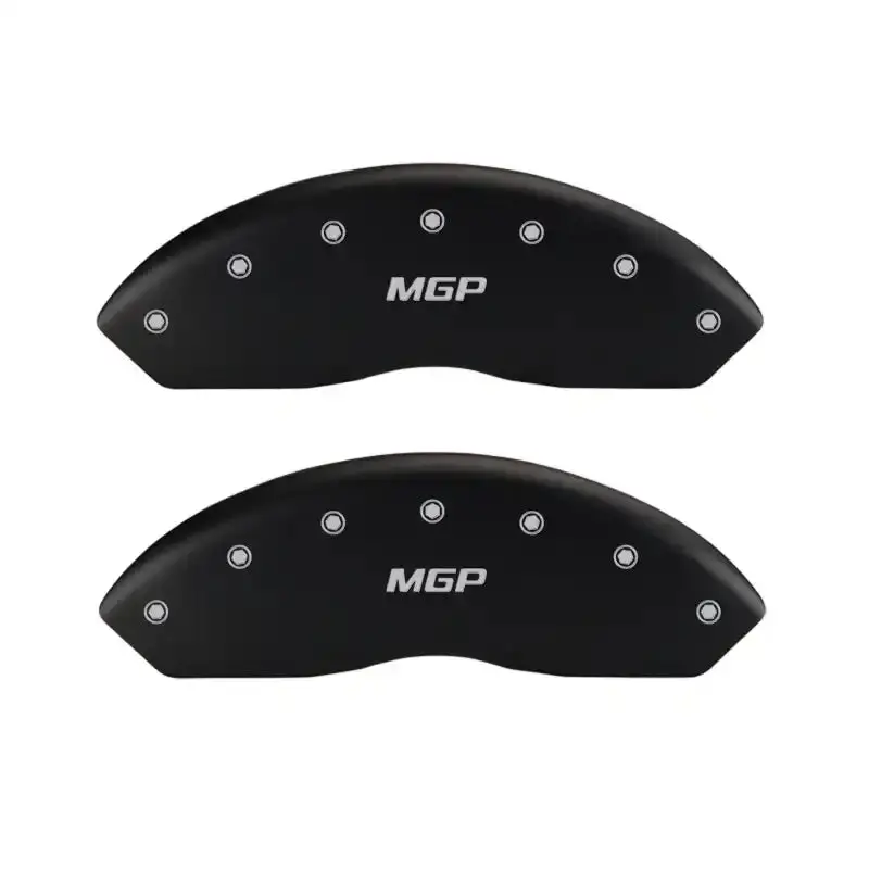 Mgp Engraved 4-Piston Caliper Covers – Tiffany Snake Design, Black Finish With Silver Accent 1