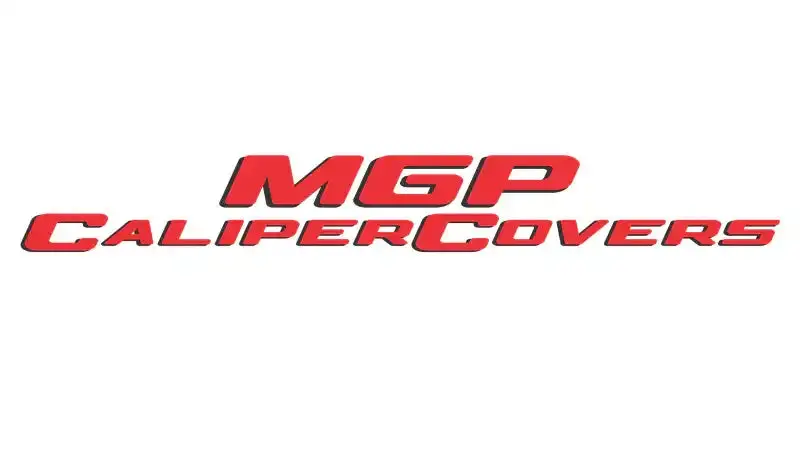 Mgp Engraved Brake Caliper Covers For 2017 Chrysler Pacifica – Front And Rear, Mopar Yellow Finish With Black Char Accent 1