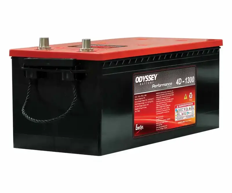 Odyssey Performance Series 12V Agm Battery – 1300 Cca (Model 4D-1300) 1