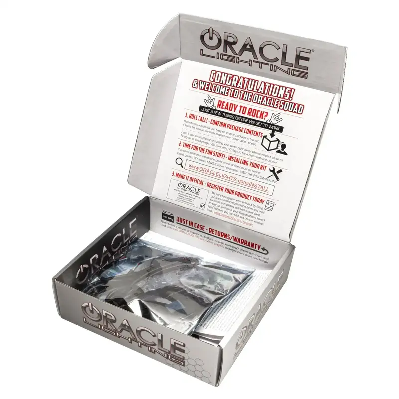 Oracle Lighting 1271-003 Led Waterproof Fog Halo Kit, Red 1