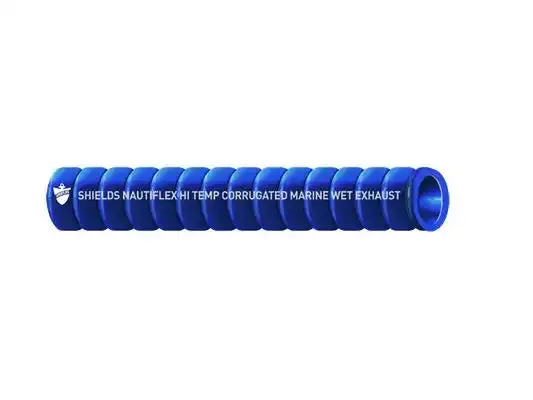 Sierra Marine 16-262-2000S 2-Foot Corrugated Silicone Water/Exhaust Hose (50' Spool) 1