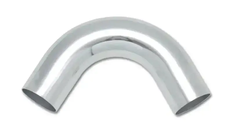 Vibrant Polished Aluminum Tubing – 2" Od, 120° Bend, Universal Fit 1