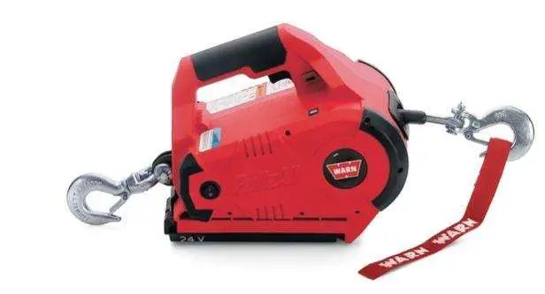Warn 885030 - Portable Lifting And Pulling Winch Cordless 24 Volt Dc 1000 Pound Capacity 1