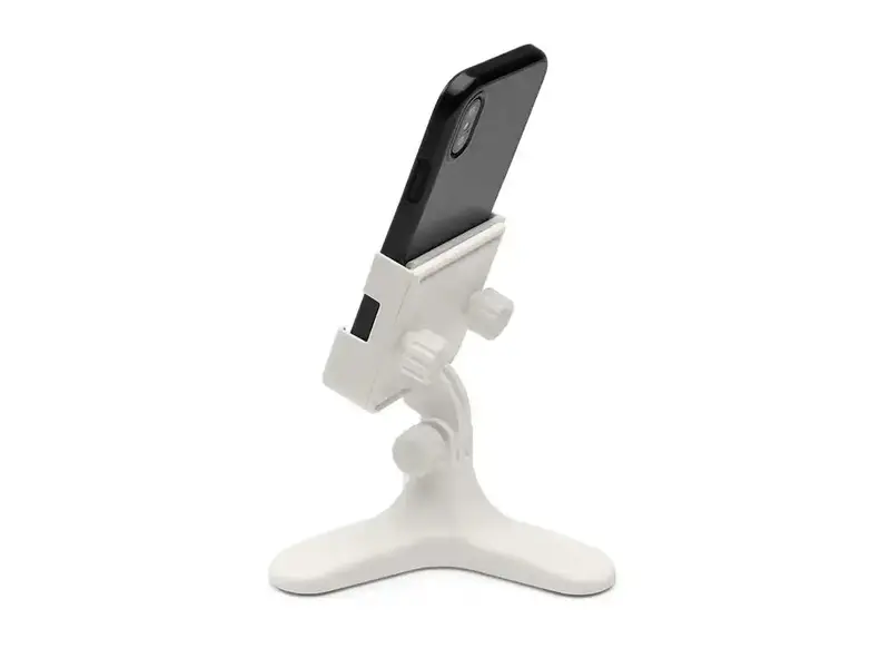 Weathertech 8Adf7Tvwh Deskfone Dual-View White Phone Mount 1